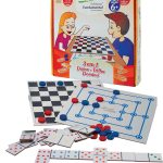 <?php bloginfo("name"); ?> - 3 em 1 – Dama,Trilha e Dominó REF.: 1100