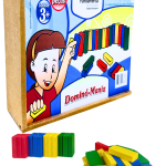 <?php bloginfo("name"); ?> - Dominó Mania 60 peças em Madeira Colorida  REF.: 1007